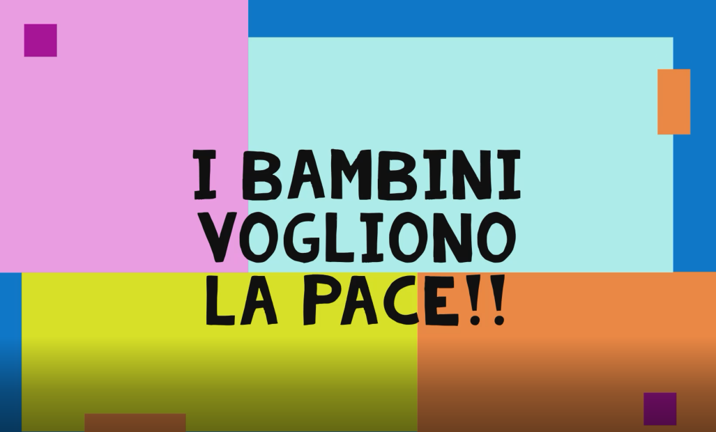 i bambini vogliono la pace