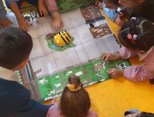 lezione di robotica educativa