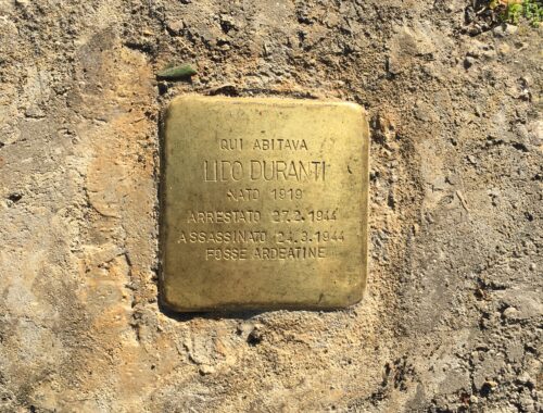 Pietra d'inciampo Lido Duranti