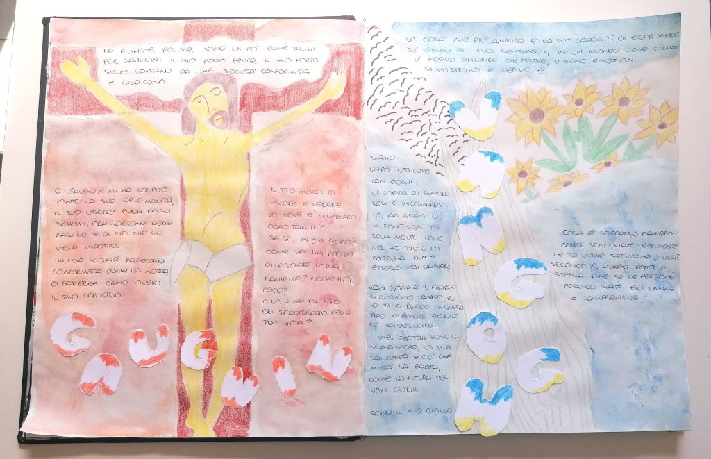 Van Gogh e Gauguin a confronto