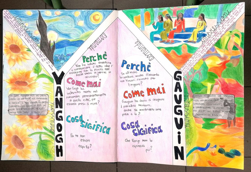 Van Gogh e Gauguin a confronto