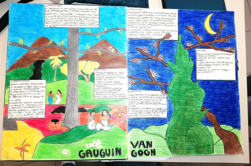 Van Gogh e Gauguin a confronto