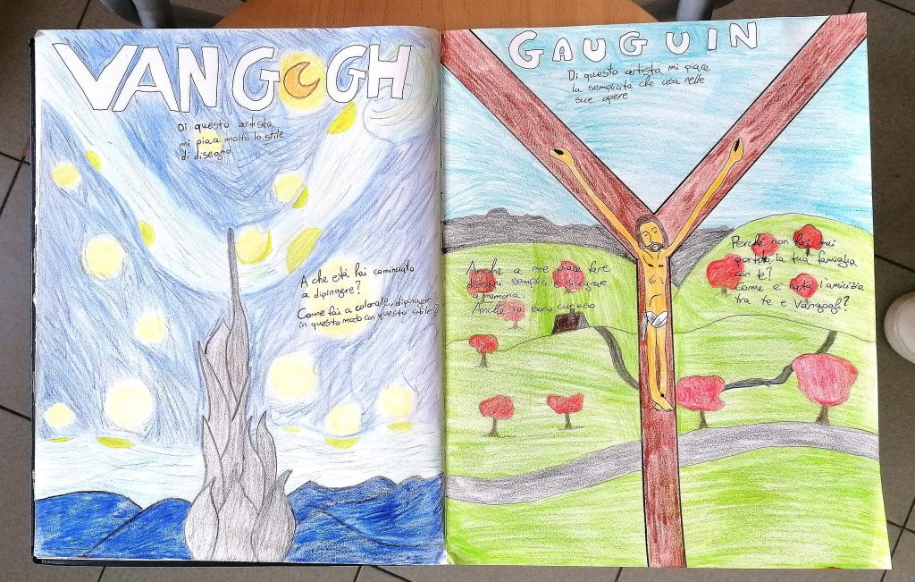 Van Gogh e Gauguin a confronto