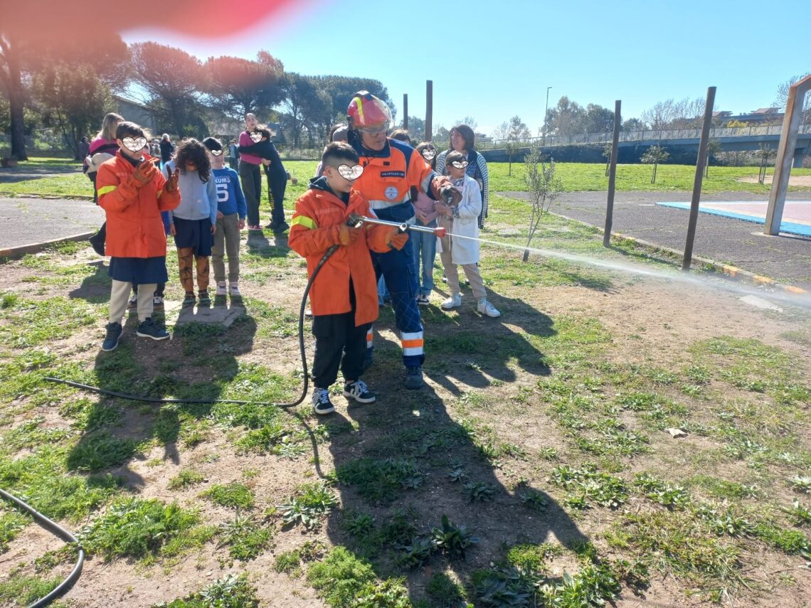 protezione civile in azione