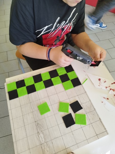 realizzazione scacchiera