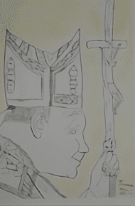disegno giovanni paolo ii